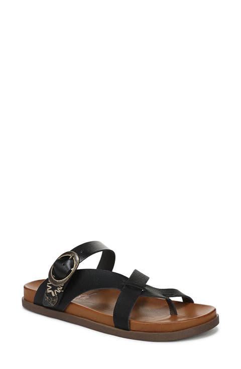 Lilac Strappy Slide Sandal (Women)