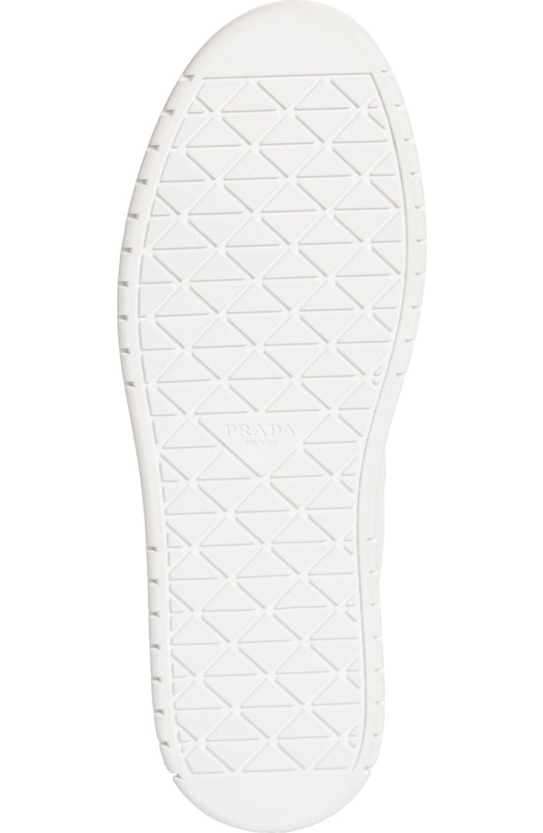 Prada Downtown Flatform Sneaker, Alternate, color, Bianco