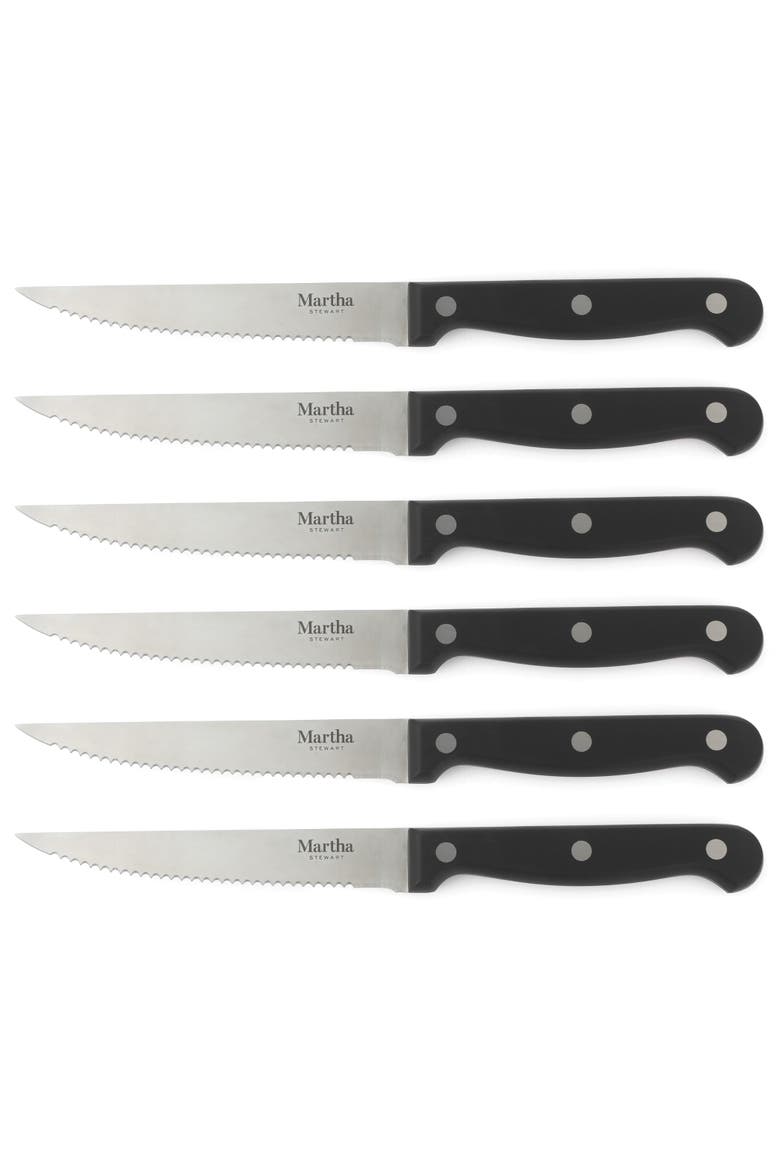 Carverton 15-Piece High-Carbon Stainless Steel Knife Block Set, Alternate, color, Black