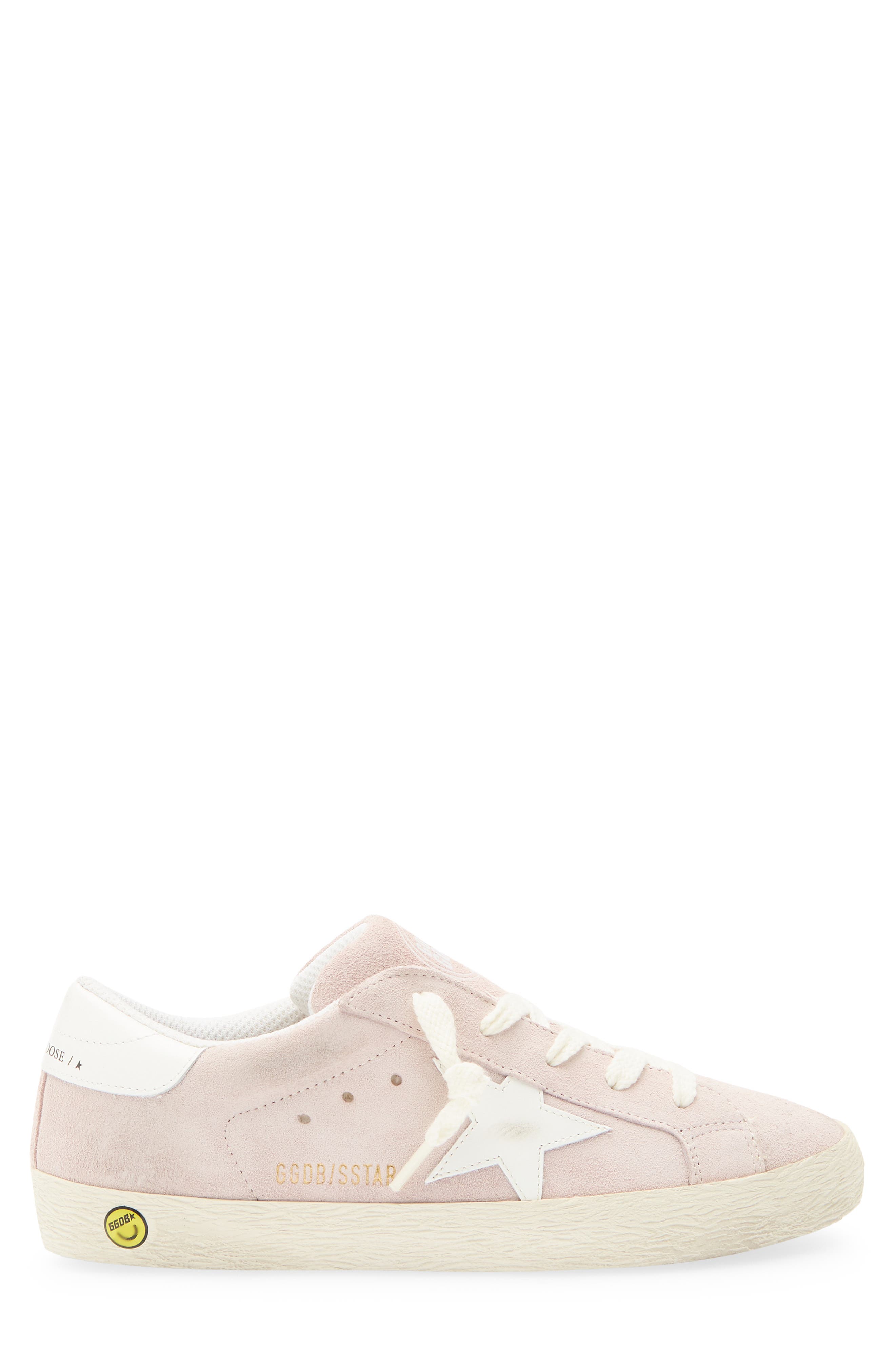 Kids' Super-Star Sneaker, Alternate, color, LIGHT PINK/ WHITE