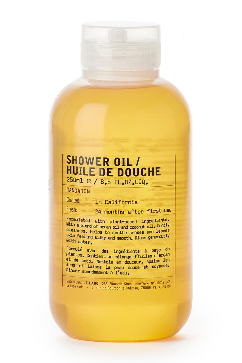 Mandarin Shower Oil, Main, color, NO COLOR