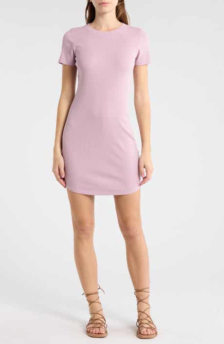 Melrose and Market Short Sleeve Crewneck Mini Dress