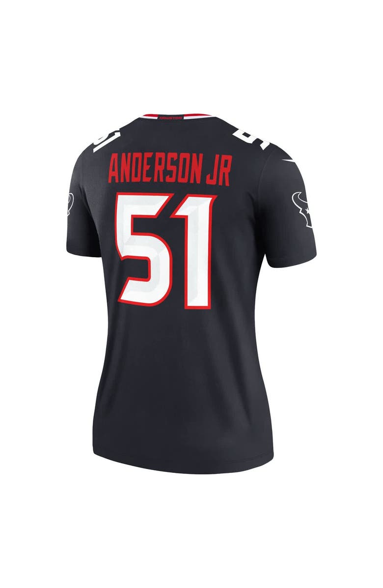 Nike Women's Nike Will Anderson Jr.  Navy Houston Texans Legend Player Performance Top, Alternate, color, Navy