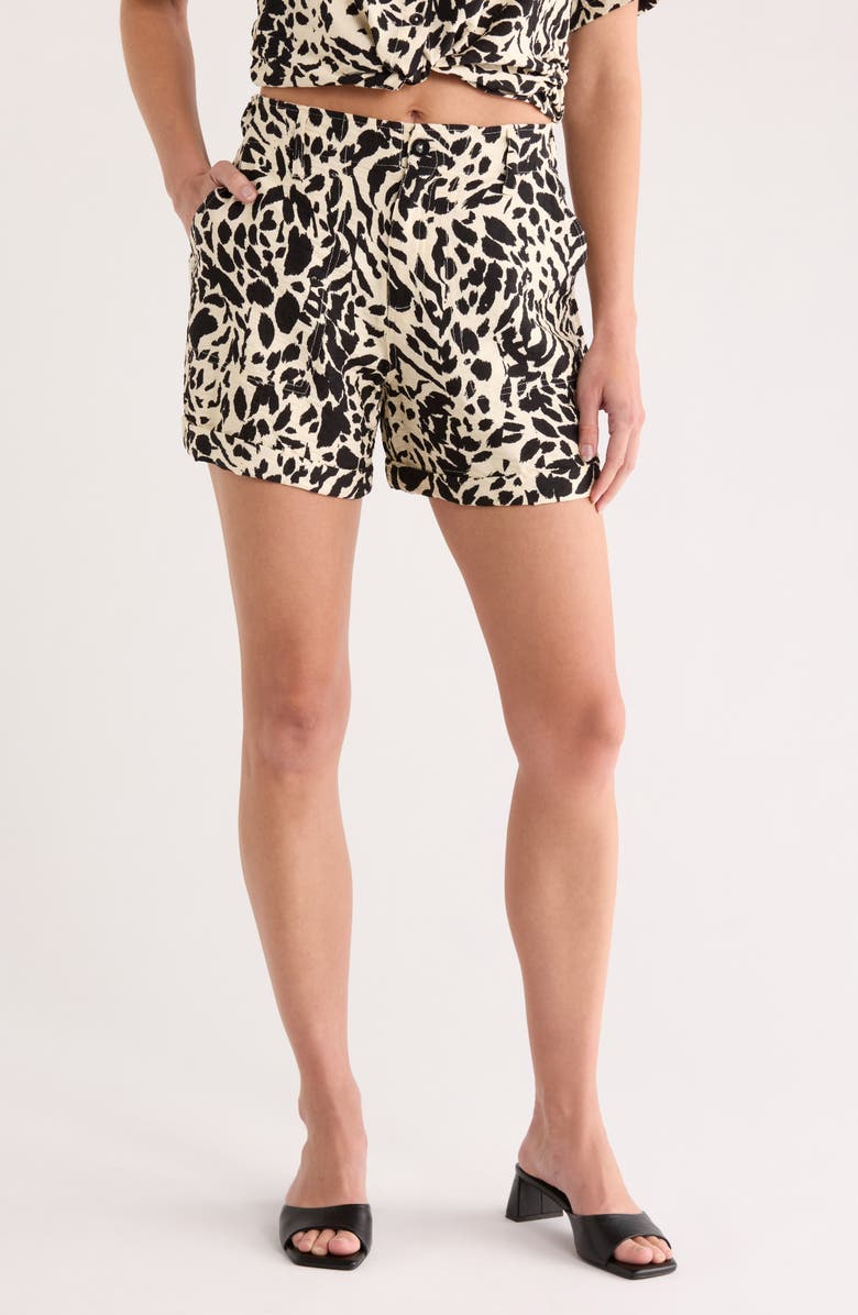 Sanctuary Getaway Printed Shorts, Main, color, City Spots
