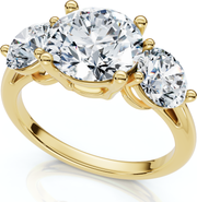 Bliss Diamond Certified 3 1/2Ct Diamond Engagement Ring Lab Grown