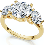 Bliss Diamond Certified 3 1/2Ct Diamond Engagement Ring Lab Grown