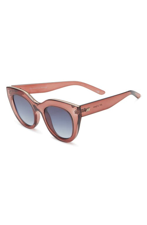 Le Specs Air Heart 51mm Gradient Cat Eye Sunglasses In Brown