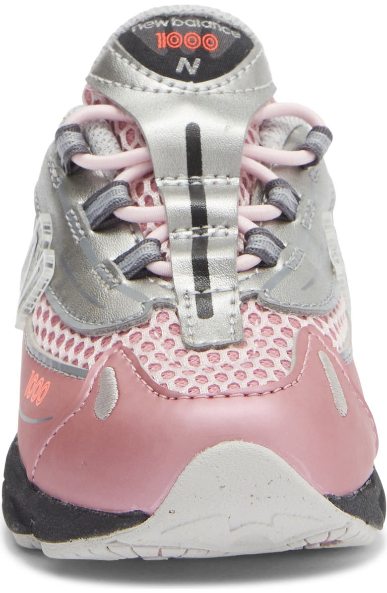 New Balance Kids' 1000 Sneaker, Alternate, color, Pink Taffy/ Silver Metallic