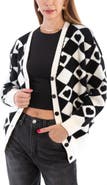 SAACHI Corazón Checkered Cardigan