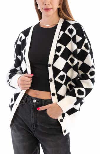 SAACHI Corazón Checkered Cardigan