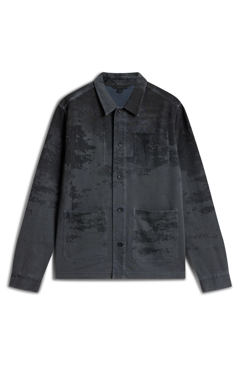 John Varvatos Brighton Organic Cotton French Terry Chore Jacket, Alternate, color, 