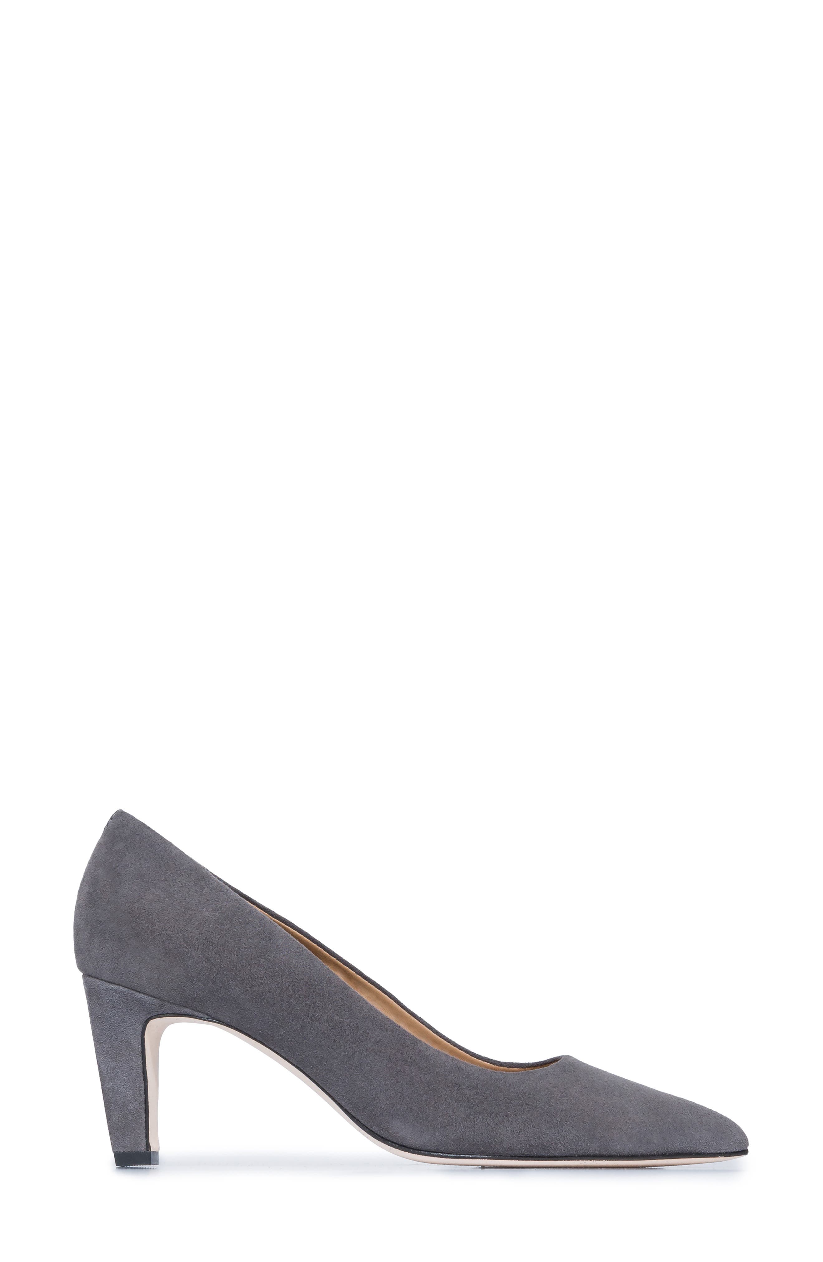 Bernardo Footwear Giselle Pump, Alternate, color, Mink Grey Suede