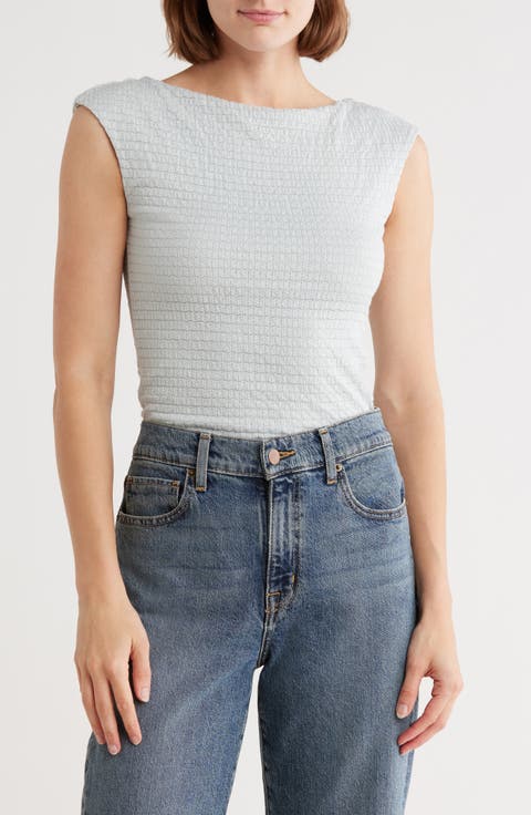 Textured Smocked Top