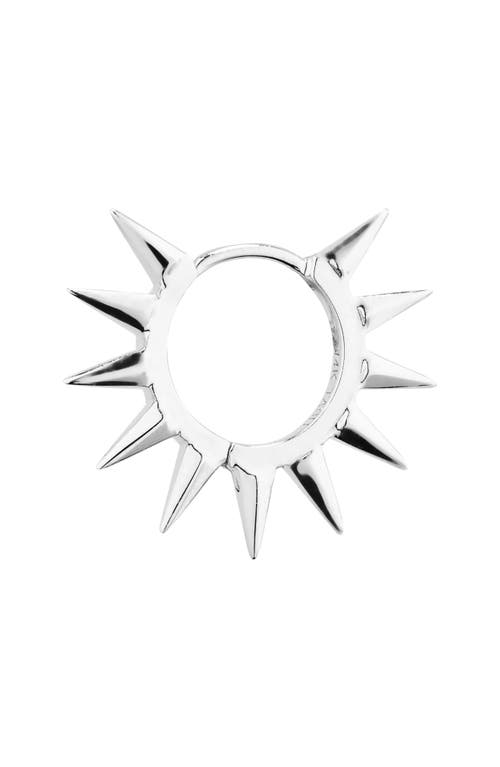 Maria Tash Spiked Hoop Earring In Metallic