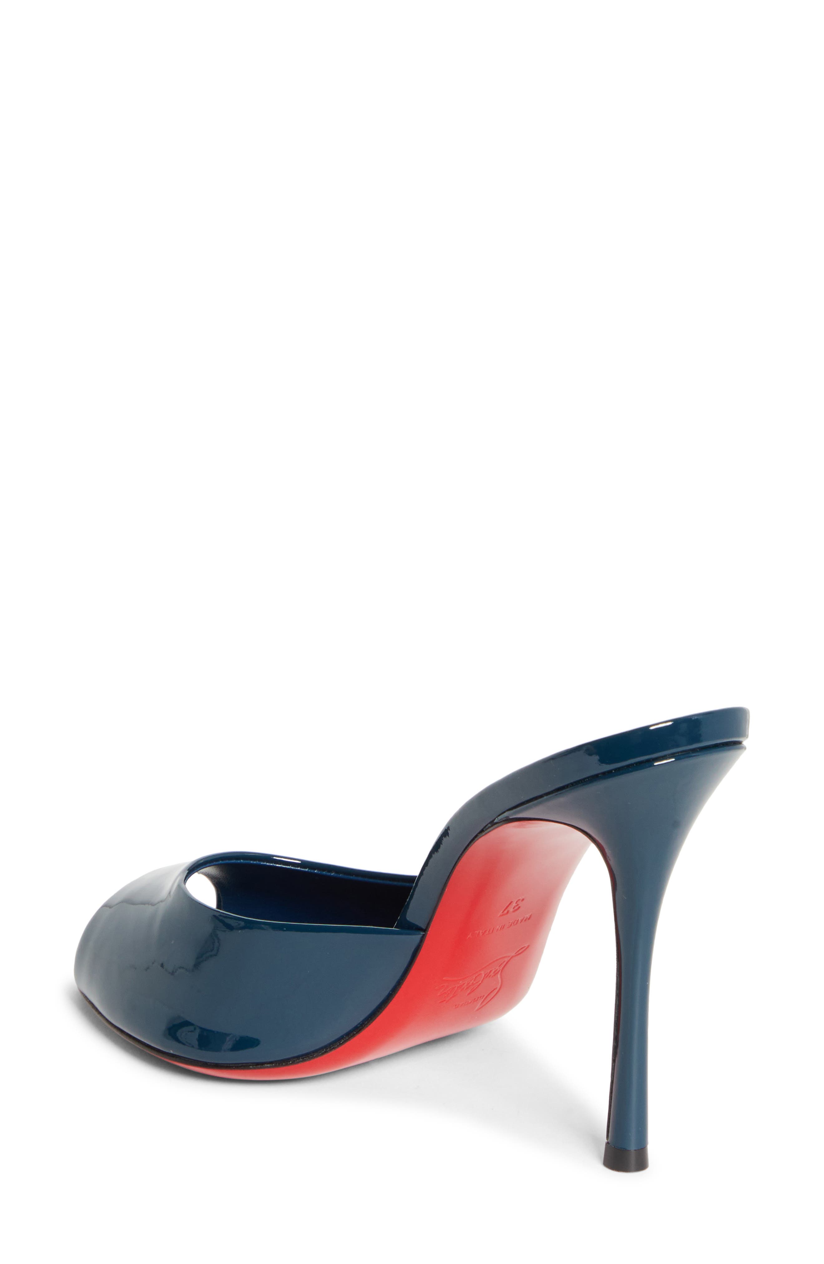 Me Dolly Peep Toe Slide Sandal