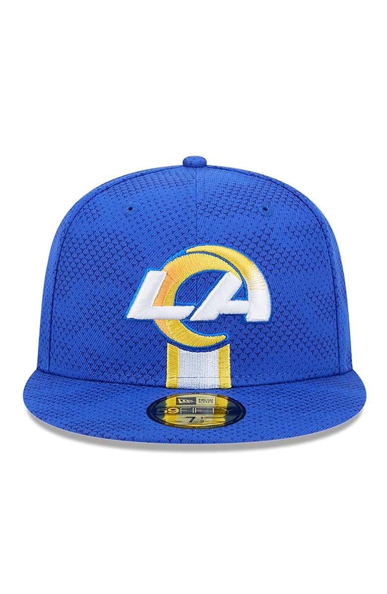 New Era Men's New Era Royal Los Angeles Rams 2024 Sideline 59FIFTY Fitted Hat, Alternate, color,