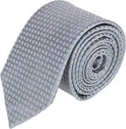 Trafalgar Ewing Square and Polka Dot Business Silk Necktie