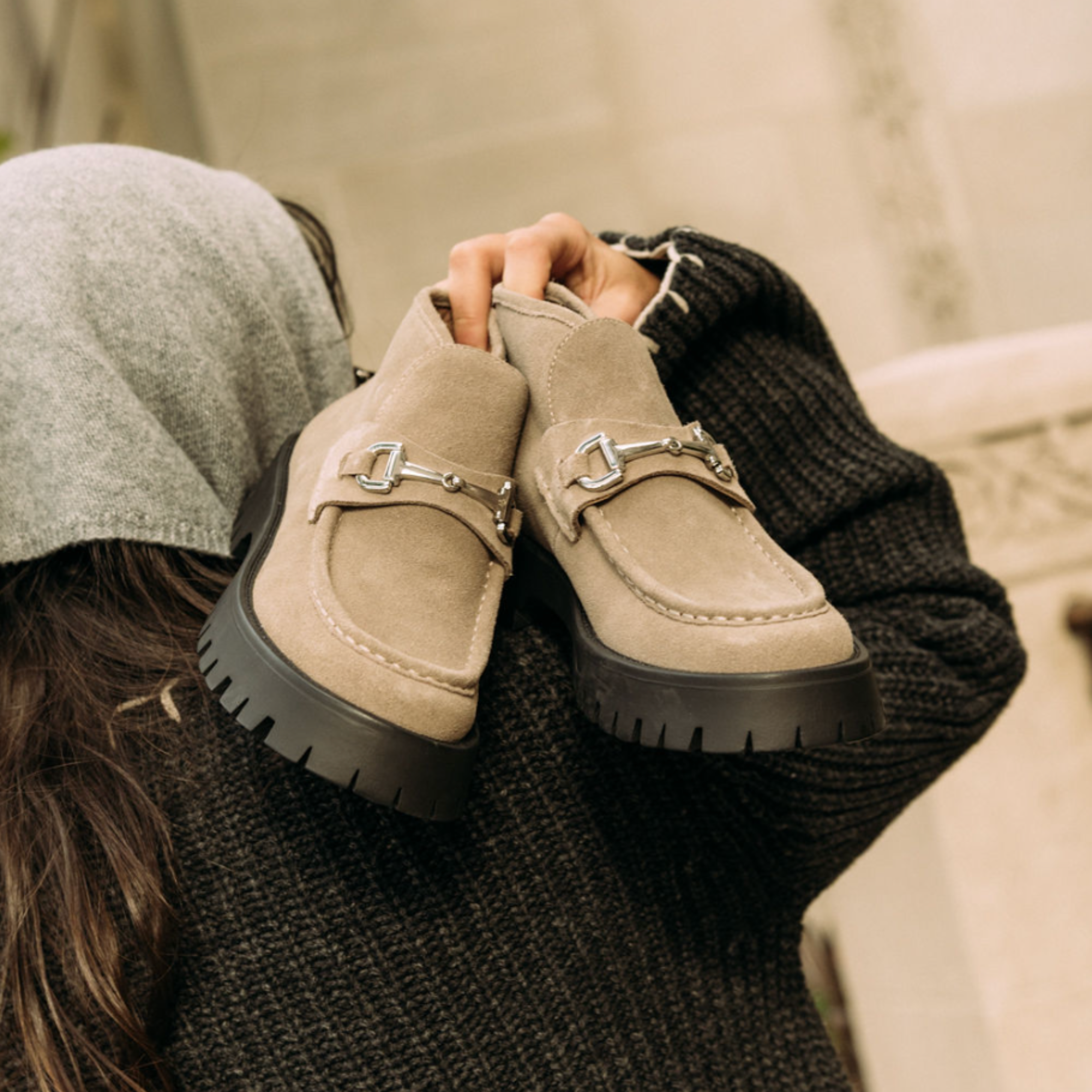 Dario Suede Horsebit Boots, Alternate, color, Taupe