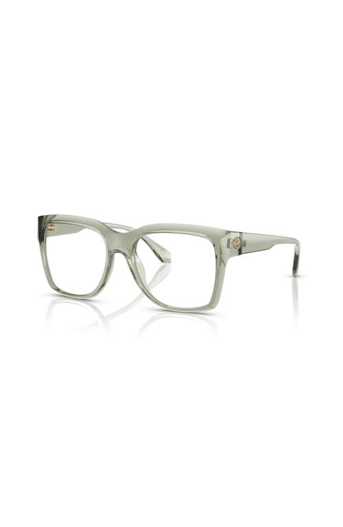 Michael Kors 51mm Square Optical Glasses In Green