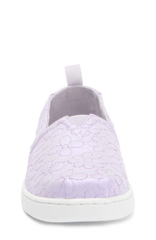 Toms Kids' Alpargata Resident Quilted Slip-on Sneaker In Purple