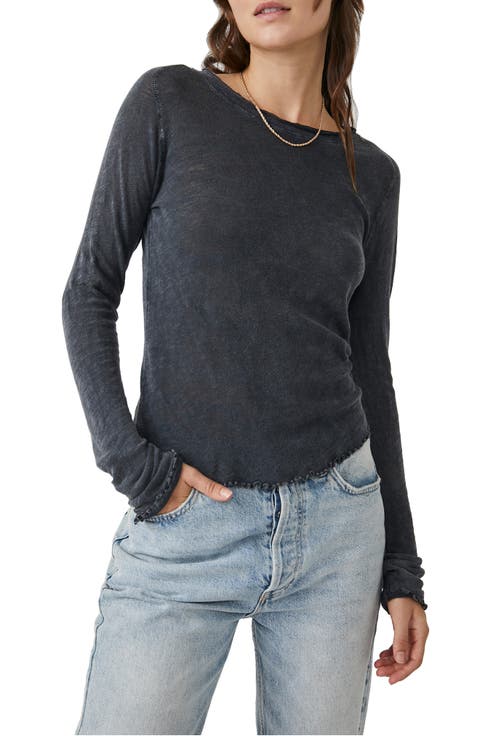 Be My Baby Long Sleeve Knit Top