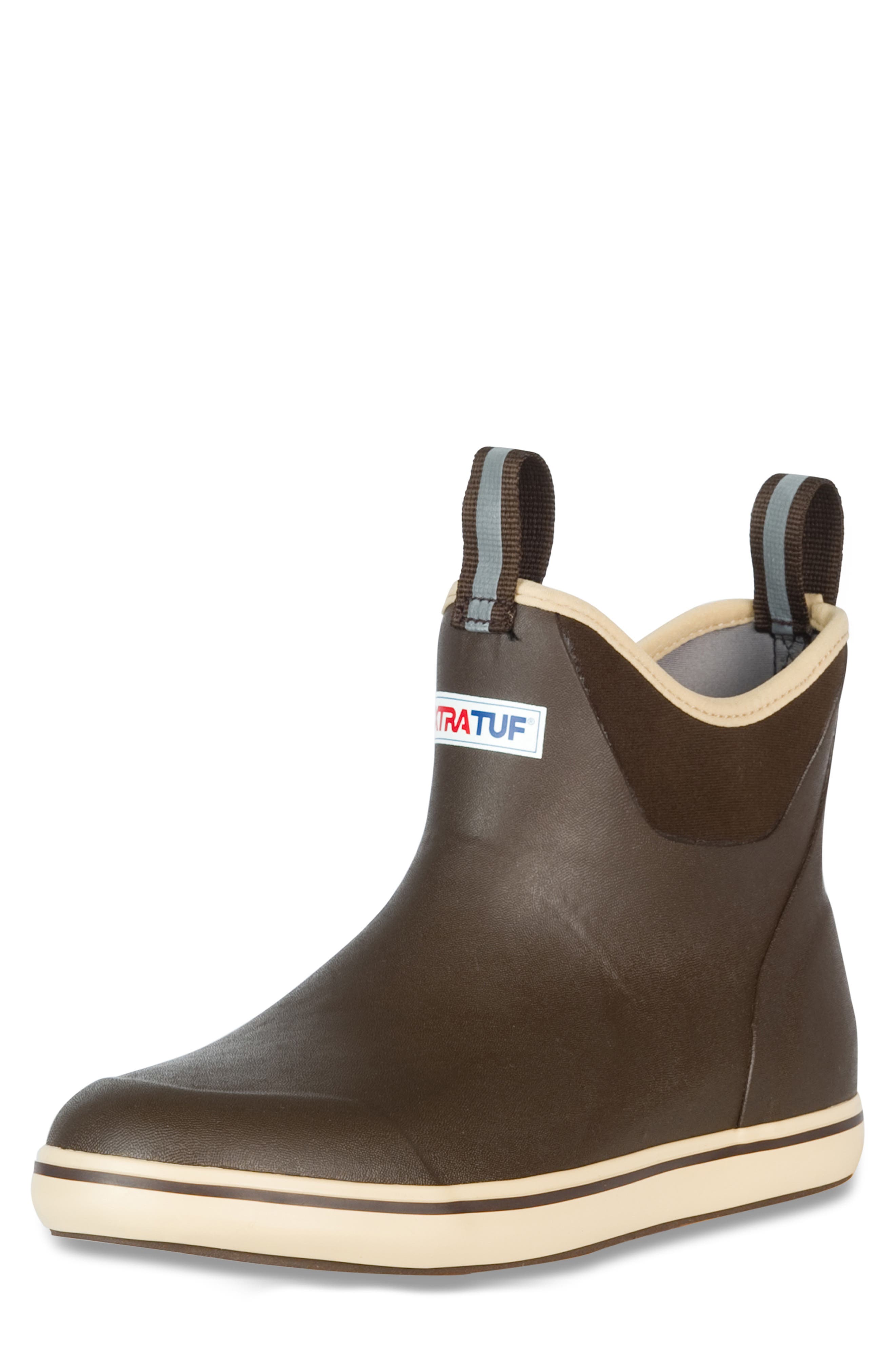 XTRATUF 6-Inch Ankle Deck Boot in Chocolate Tan 