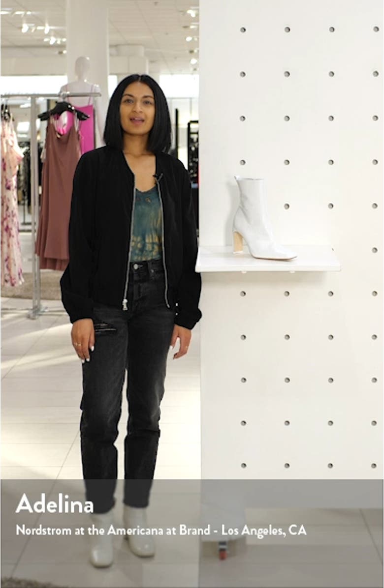 Marcelle Croc Embossed Bootie, sales video thumbnail