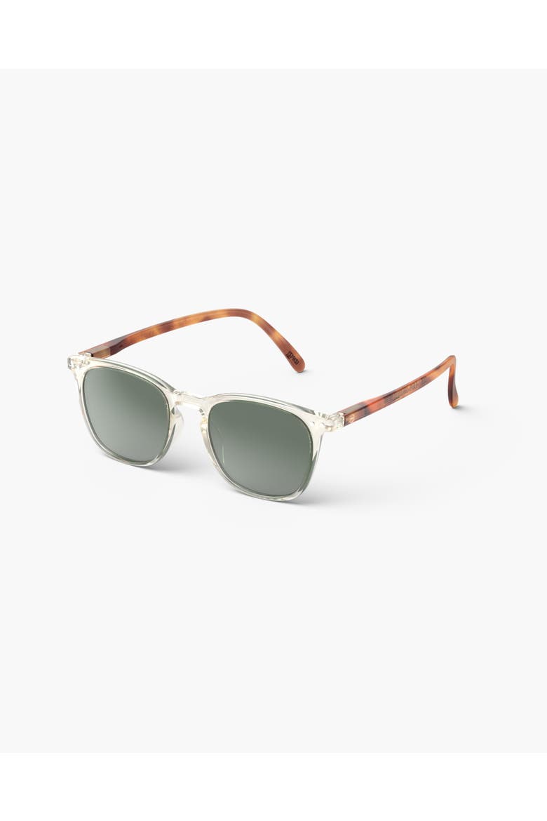 #E 49mm Trapeze Sunglasses, Alternate, color, Sandstorm Polarized