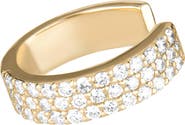 LANA Skinny 14K Gold Pavé Diamond Ear Cuff