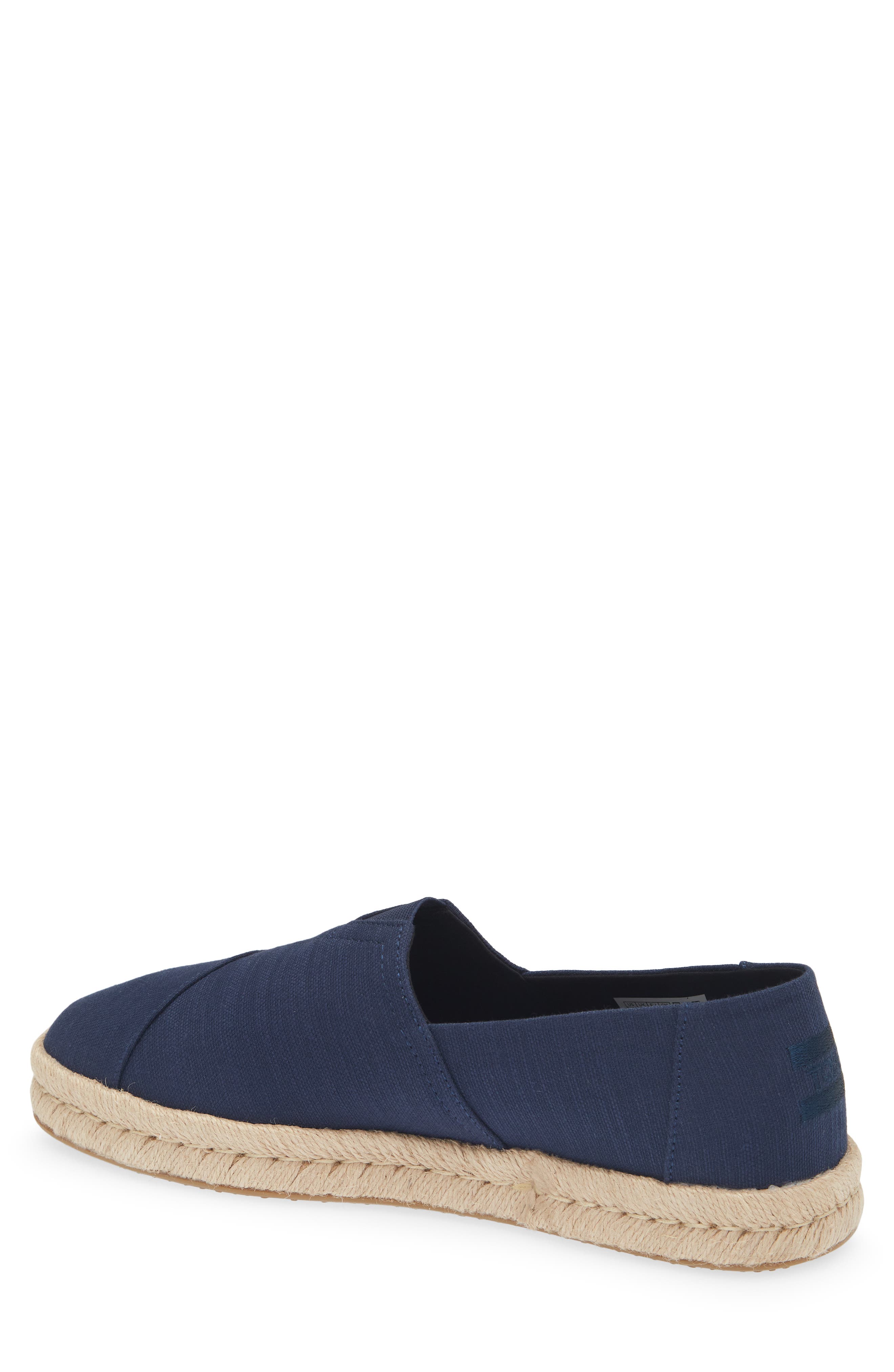 Alpargata Espadrille Slip On, Alternate, color, NAVY