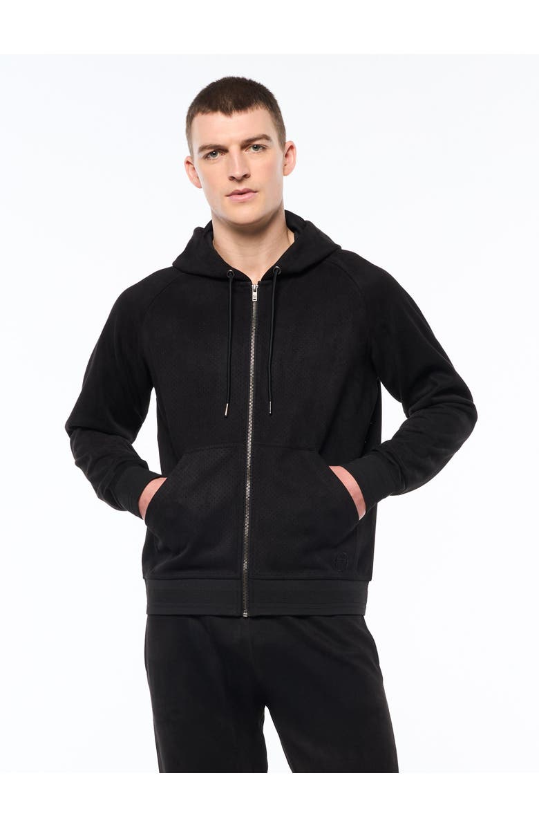 Sergio Tacchini Camoscio Hoodie, Main, color, Black Beauty