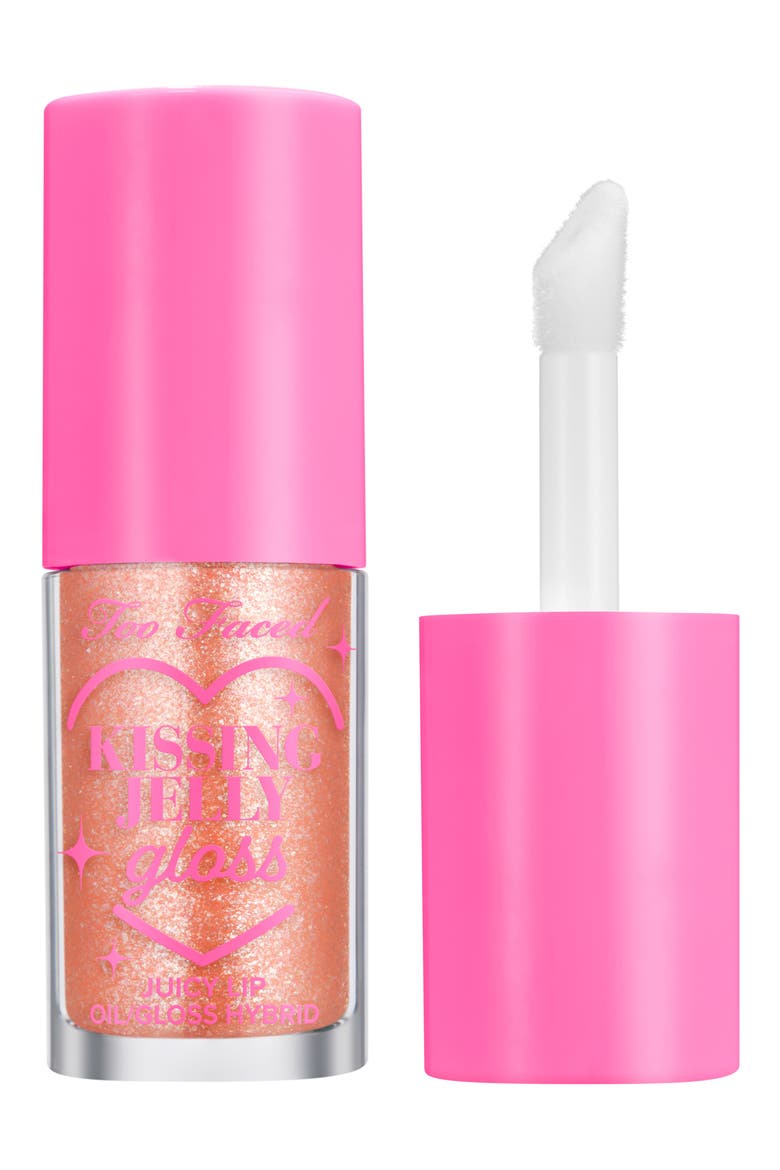 Kissing Jelly Lip Oil Gloss, Main, color, CREAM SODA