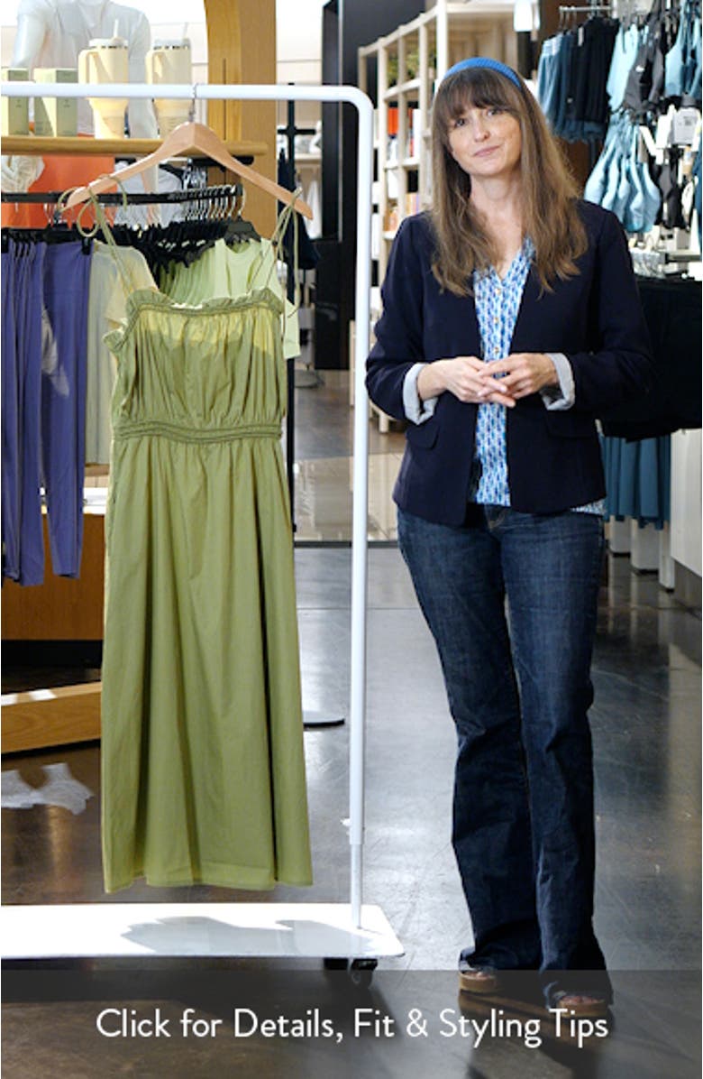 Cotton Poplin Midi Dress, sales video thumbnail