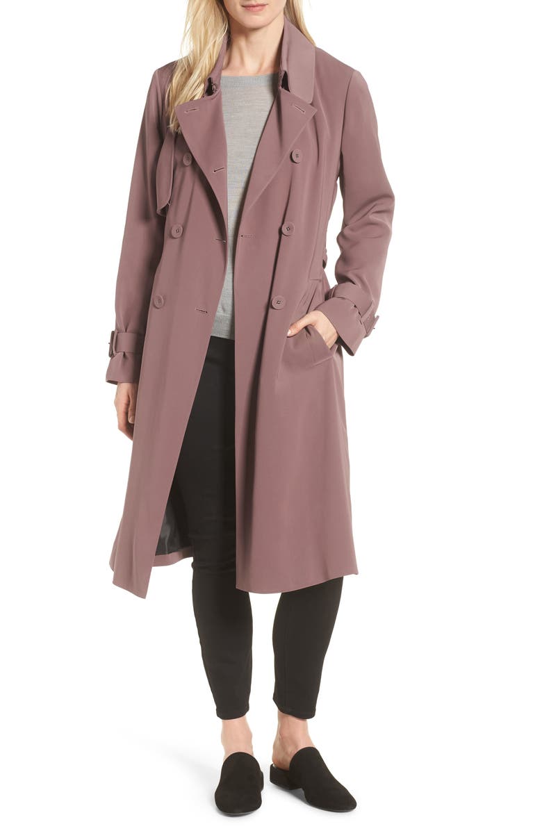 London Fog Modern Trench Coat, Main, color,