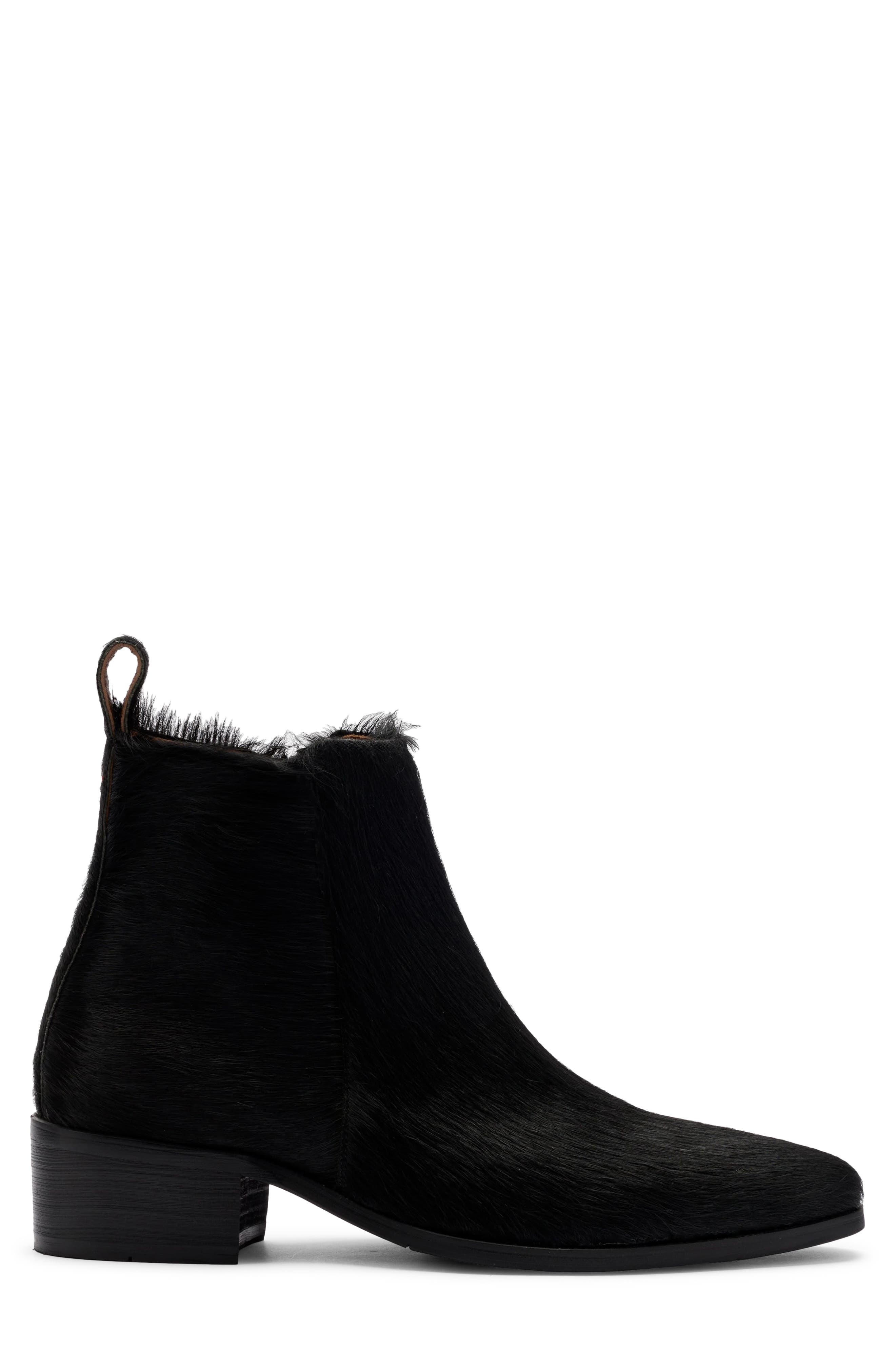 Dante Leather Chelsea Boot, Alternate, color, BLACK HORSE
