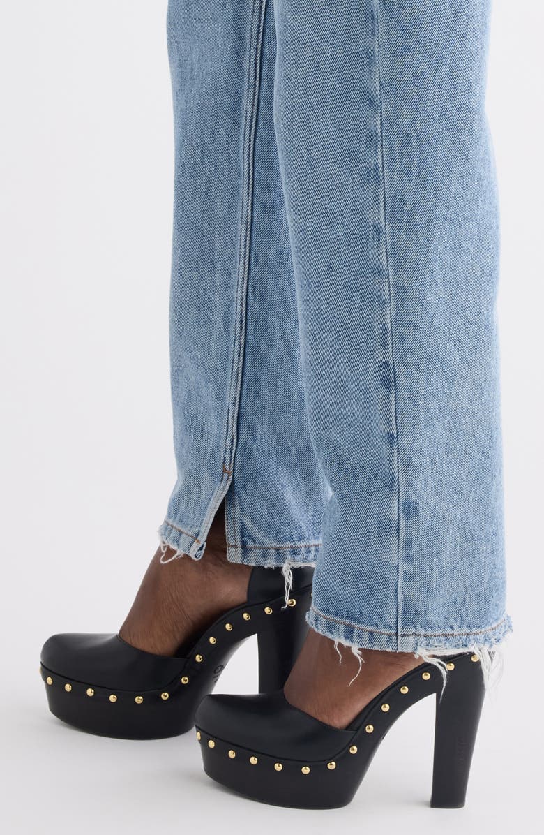 Chloé Barrel Leg Jeans, Alternate, color, Tiger Lily Blue