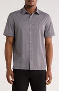 Bugatchi Short Sleeve Button-Up Shirt