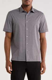 Bugatchi Short Sleeve Button-Up Shirt