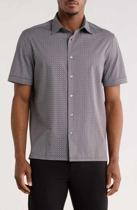 Bugatchi Short Sleeve Button-Up Shirt