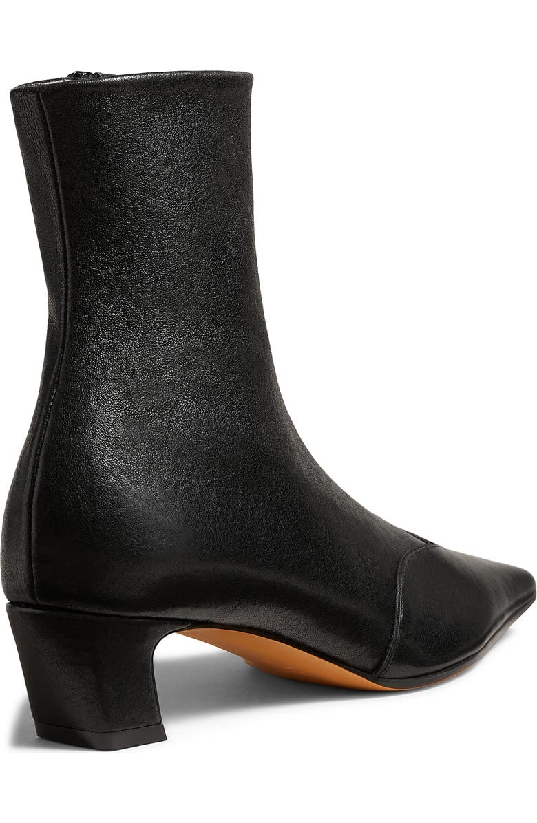 Khaite Nevada Square Toe Bootie, Alternate, color, Black