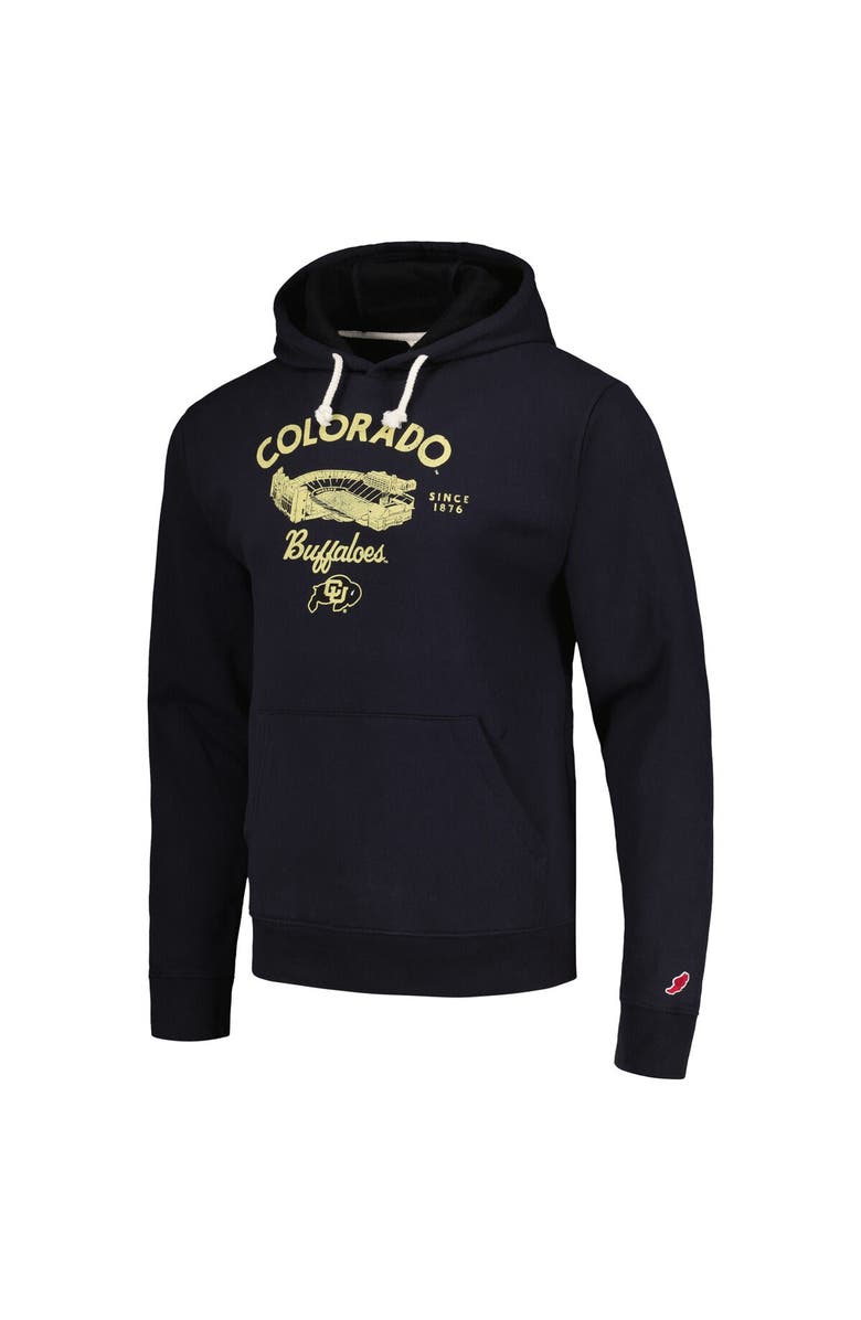 LEAGUE COLLEGIATE WEAR Men's League Collegiate Wear Black Colorado Buffaloes Stadium Essential Pullover Hoodie, Alternate, color, Black
