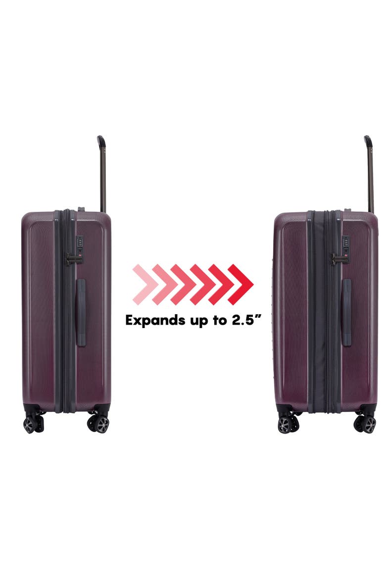 Rails 29 Inch Expandable Hardside Upright Suitcase, Alternate, color, Burgundy
