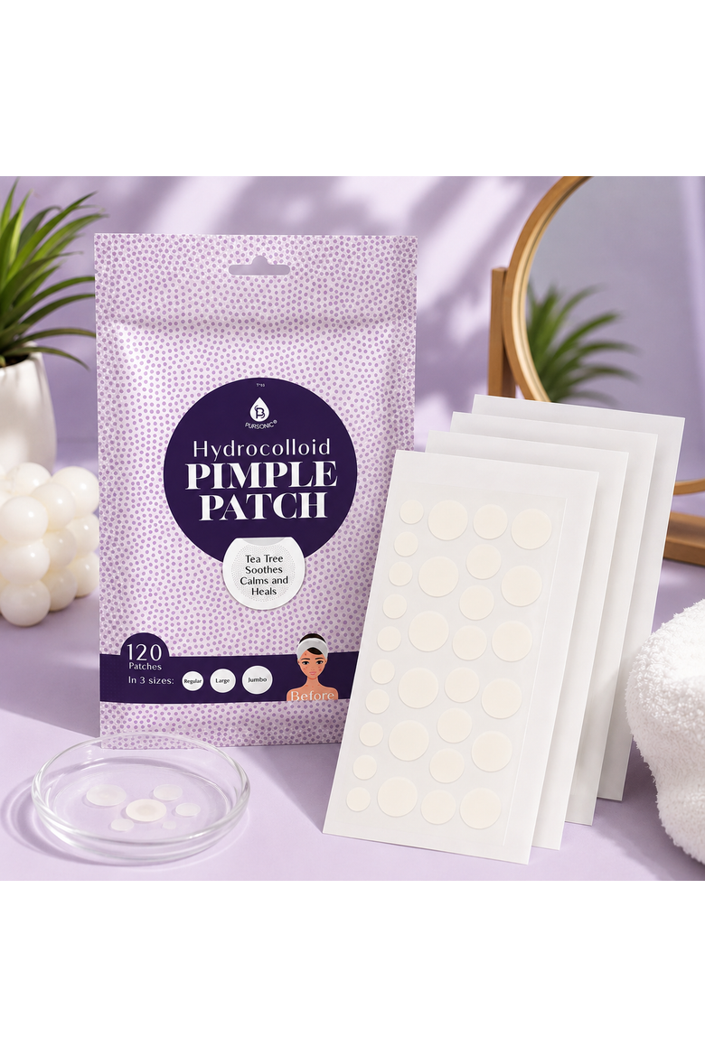 120-Count Multi-Size Pimple Patches 5-Pack, Alternate, color, Multicolor