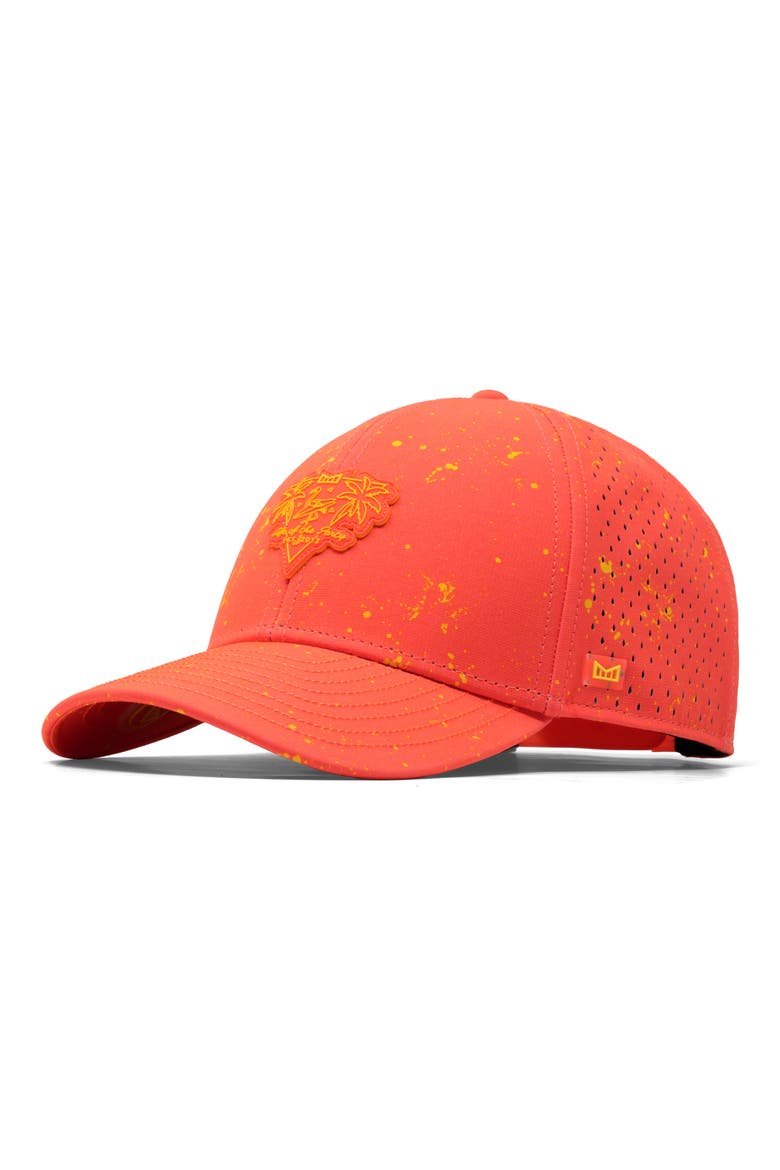 A-Game Neon Drip Hydro Performance Snapback Hat, Main, color, INFRARED