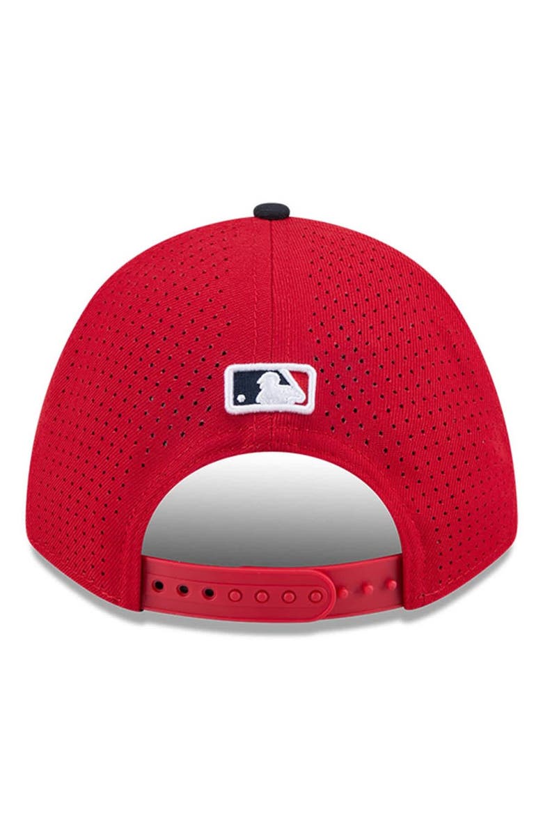 New Era Men's New Era Red/Navy  Cleveland Guardians 2025 MLB All-Star Game 9FORTY M-Crown Adjustable Hat, Alternate, color, Red