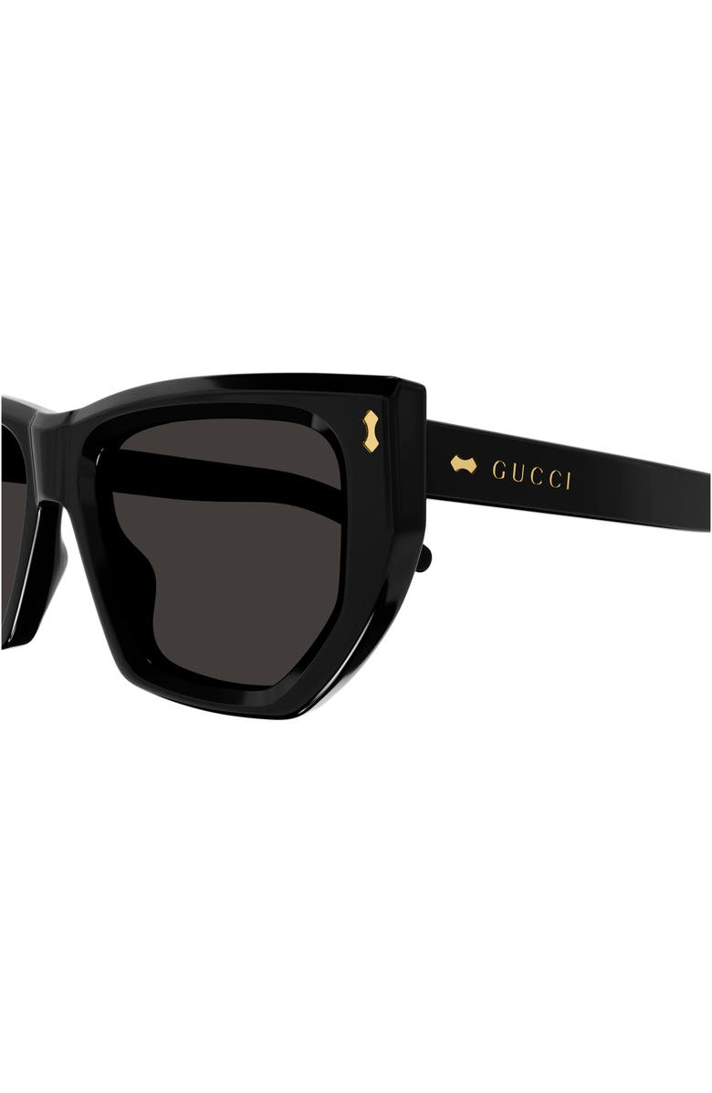 Gucci 53mm Cat Eye Sunglasses, Alternate, color, 