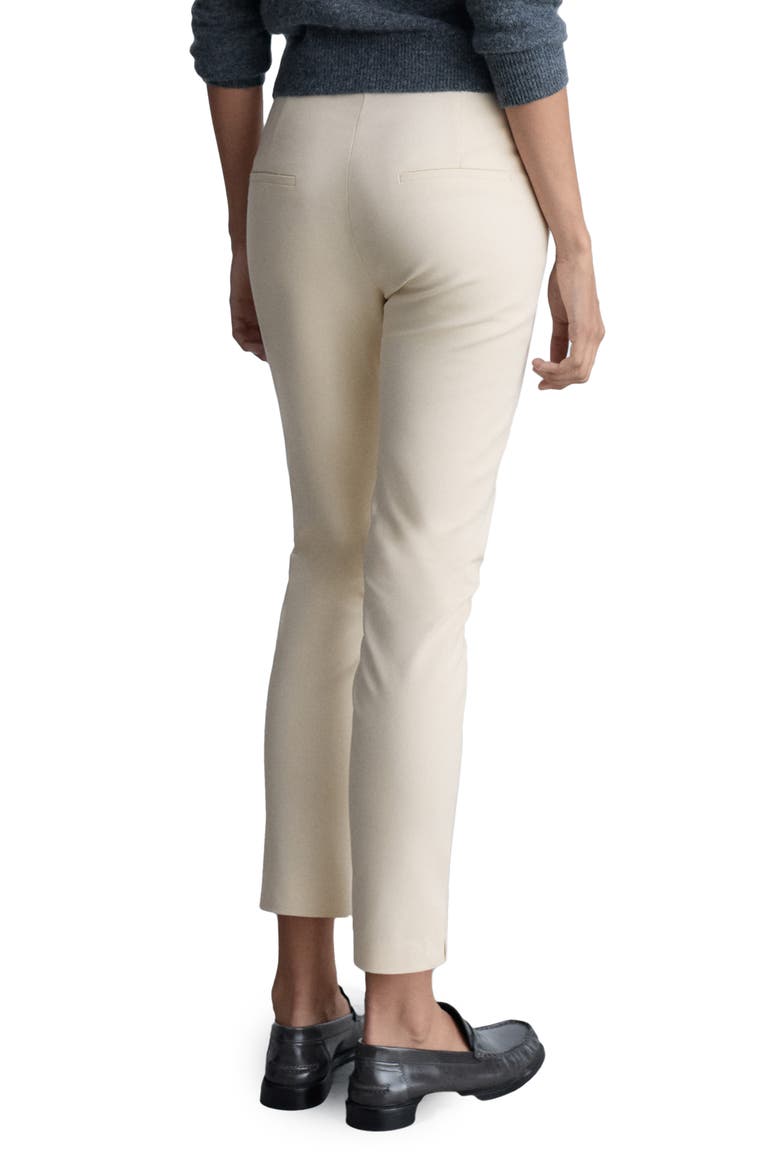 Straight Leg Ankle Pants, Alternate, color, ECRU