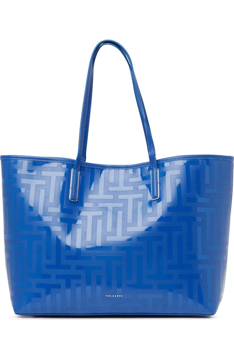 Ted Baker London Eleenor Logo Nylon Shopper Tote, Main, color,