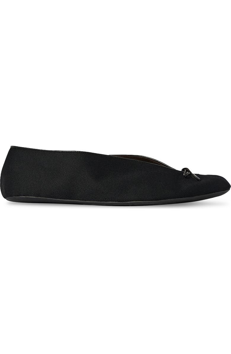 The Row Fay Wool Flat, Alternate, color, Black
