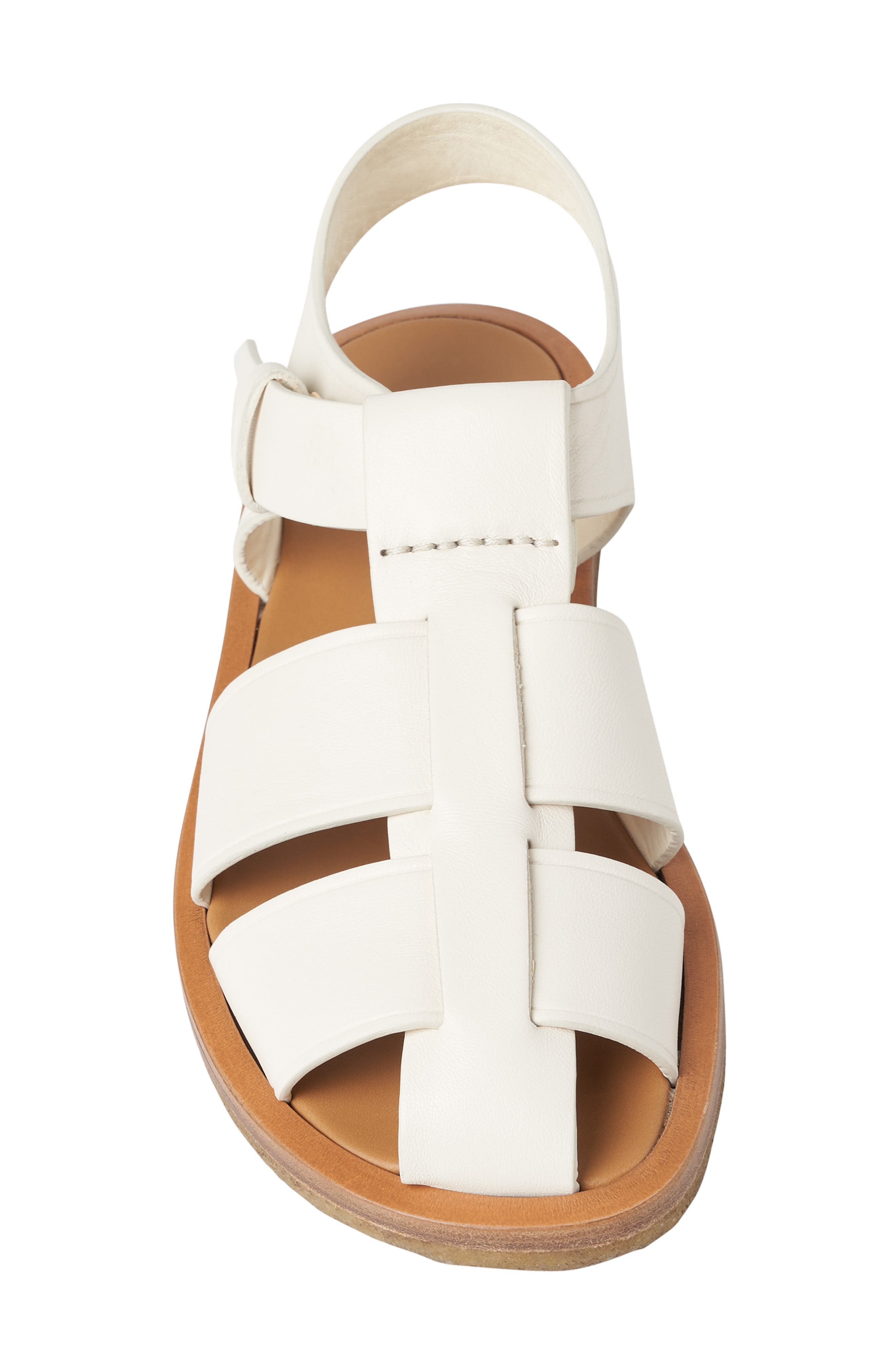 Crepe Sole Fisherman Sandal, Alternate, color, MILK